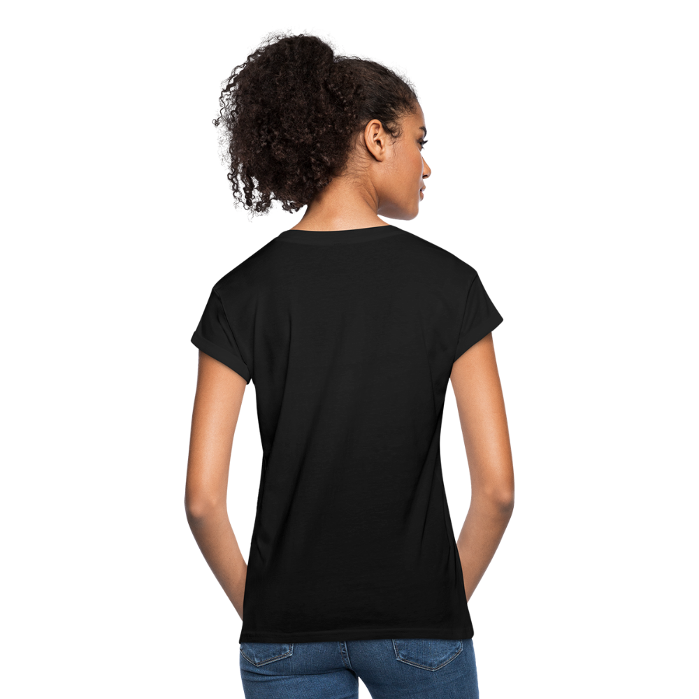 Frauen Oversize T-Shirt - Schwarz
